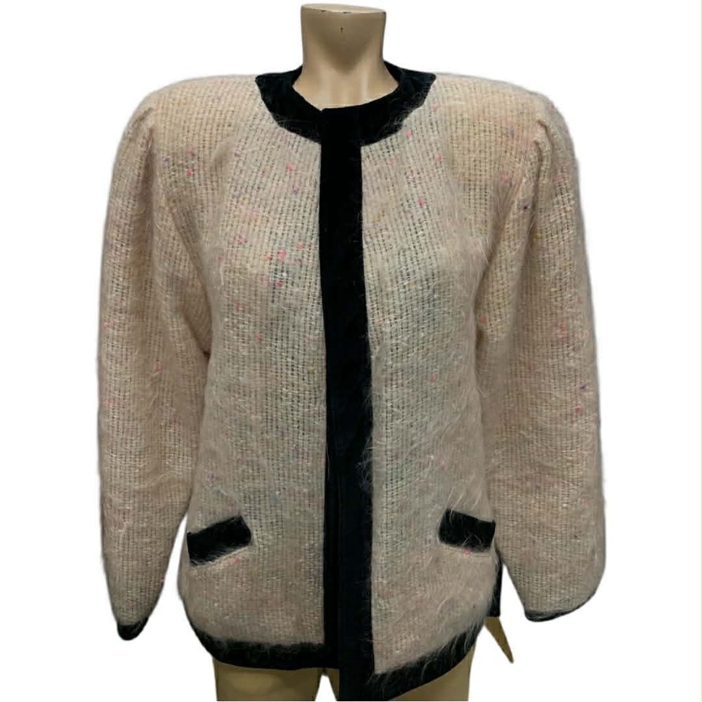 Jinx Senior Elegant Cardigan with Black Accents Size M